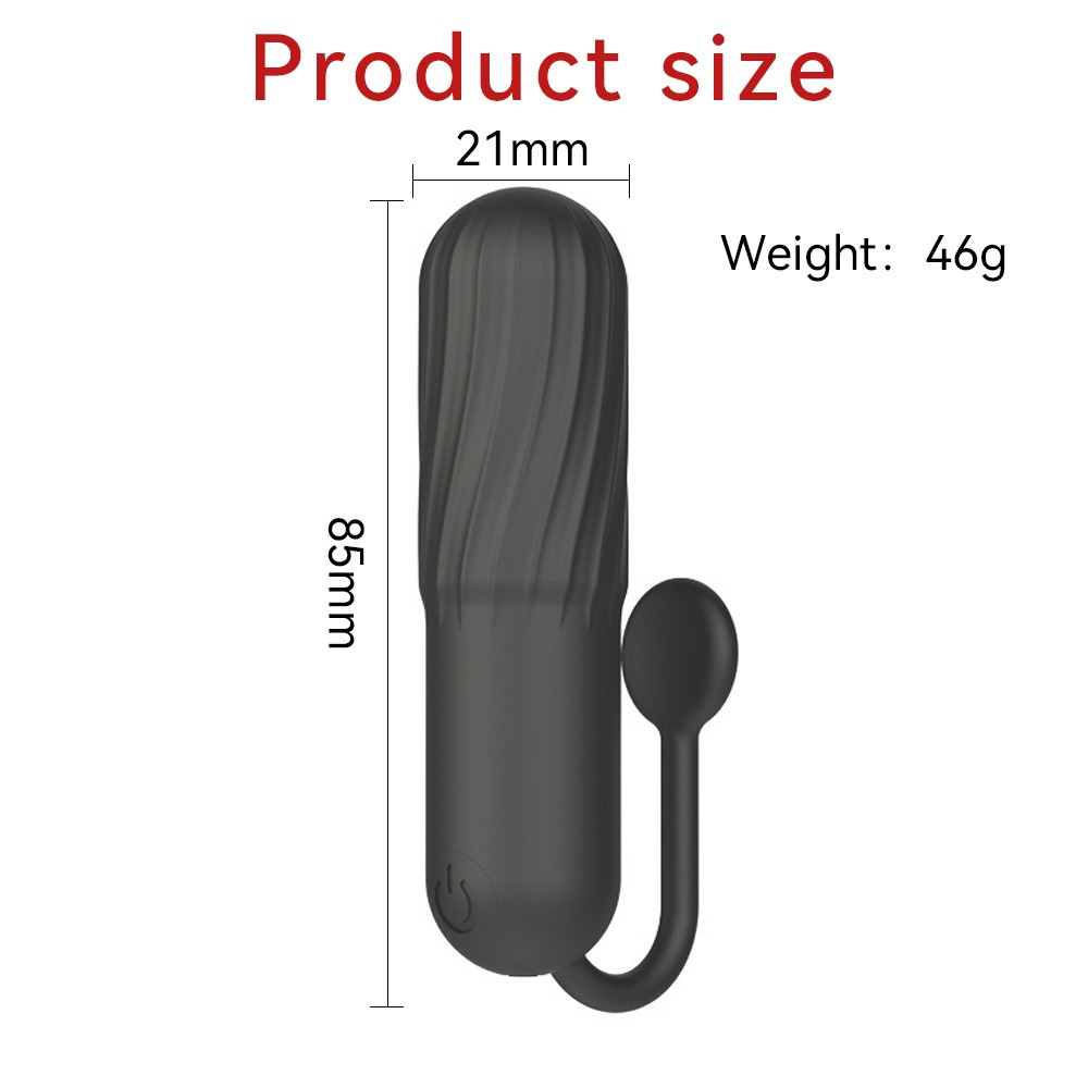 Tadpole Bullet Head Dildo Female Mini Strong Shock Wireless Masturbator Charging Erotic Sex Toys - Imagen 5