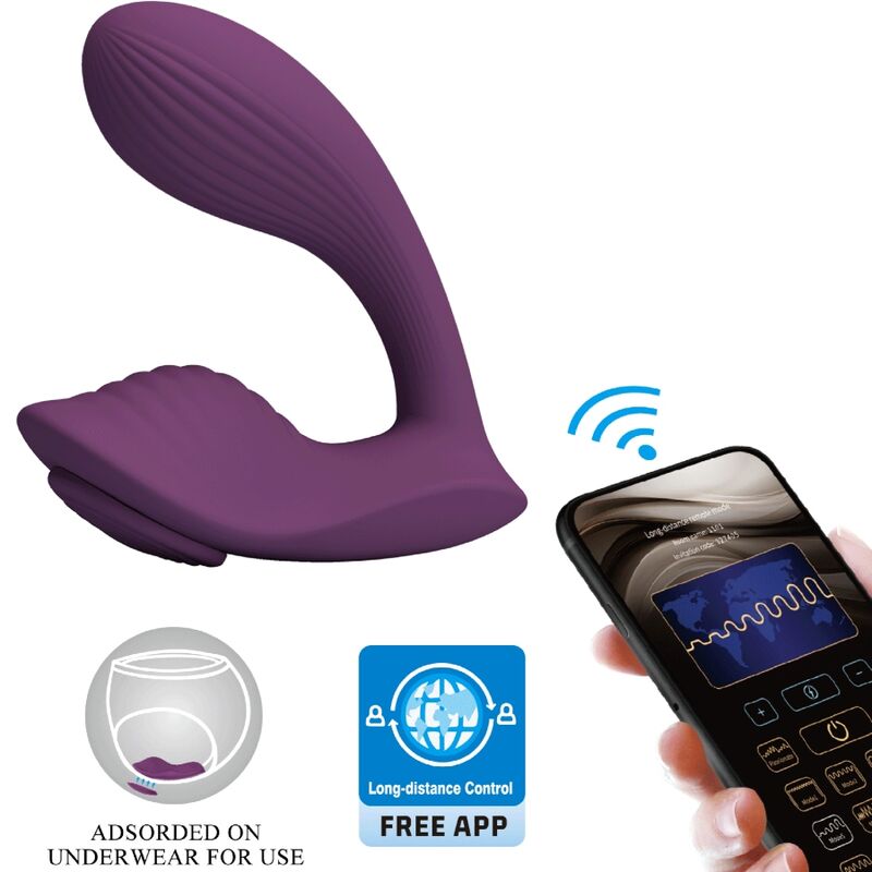 PRETTY LOVE - FRANZ MASAJEADOR  VIBRADOR APP GRATUTITA MORADO